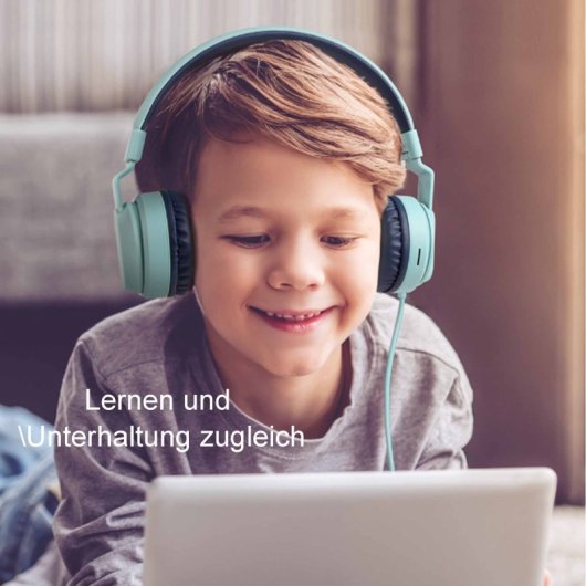 Kinsi Bobo-1 Auriculares Infantiles con Cable/Inalámbrico con Ranura para Insertar Tarjeta TF Rosas