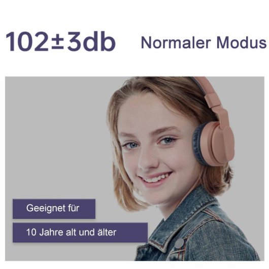 Kinsi Bobo-1 Auriculares Infantiles con Cable/Inalámbrico con Ranura para Insertar Tarjeta TF Rosas