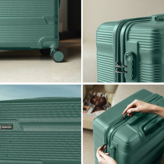 Numada Upfly T10 Maleta de Cabina 20' ABS XS (55x36x19cm) Verde