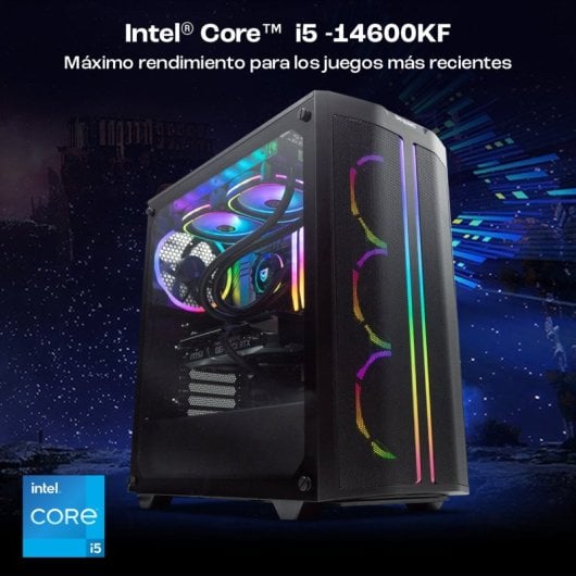 PcCom Imperial Intel Core i5-14600KF / 32GB / 2TB SSD / RTX 4070 Ti Super Preto