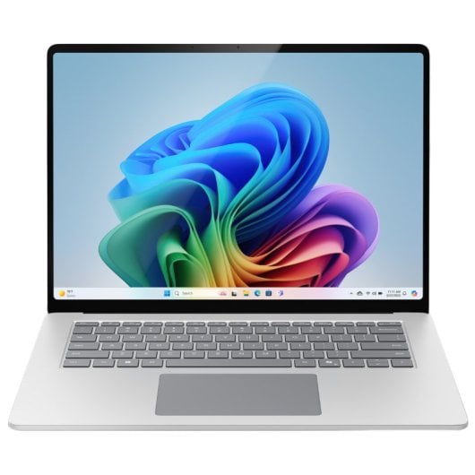 Microsoft Surface Laptop 7 Platino Qualcomm Snapdragon X Elite X1E-80-100/16GB/256GB SSD/15" Tátil