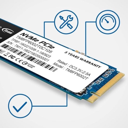 Team Group MP33 256GB SSD M.2 PCI Express 3.0 NVMe 3D NAND