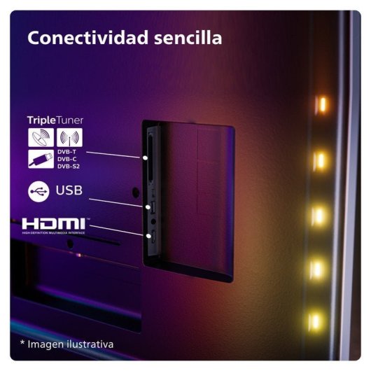 Philips 48OLED819 48" OLED + Regalo Barra de Sonido Philips TAB6309/10