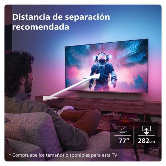 Philips 48OLED819 48" OLED + Regalo Barra de Sonido Philips TAB6309/10