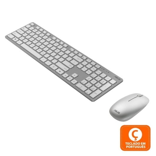 ASUS W5000 Conjunto Sem Fios de Teclado com Layout CoPilot e Rato Brancos (PT) 