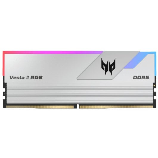 Acer Predator Vesta II RGB DDR5 6400MHz 32GB 2x16GB CL32 AMD EXPO e Intel XMP Plata