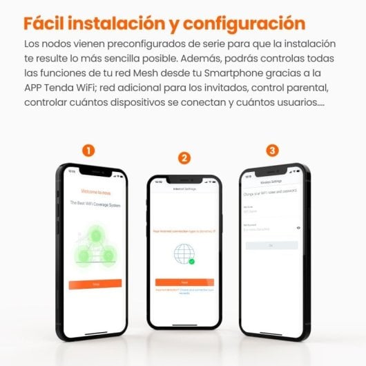 Tenda Nova MW6 Sistema WiFi Mesh Dual Band Gigabit Azul