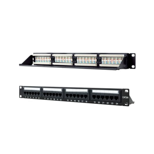 Nanocable 10.21.4124 Panel de Parcheo 24 Puertos Cat 6 UTP 1U