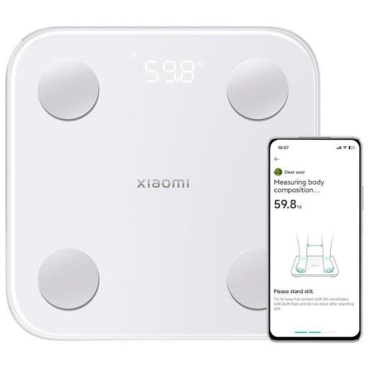 Báscula Xiaomi Body Composition Scale S400 Bluetooth Análise Corporal 25 Indicadores