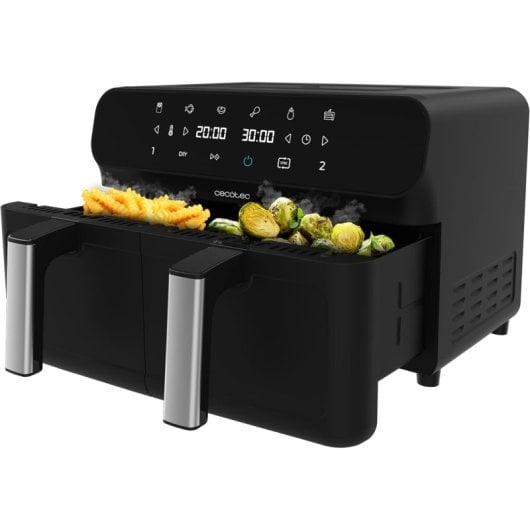 Friteuse à air numérique Cecotec Cecofry Advance 9000 double panier 9L 2800W