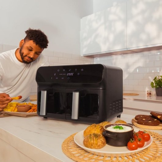 Friteuse à air numérique Cecotec Cecofry Advance 9000 double panier 9L 2800W