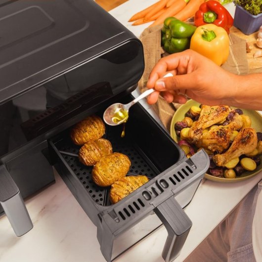 Friteuse à air numérique Cecotec Cecofry Advance 9000 double panier 9L 2800W