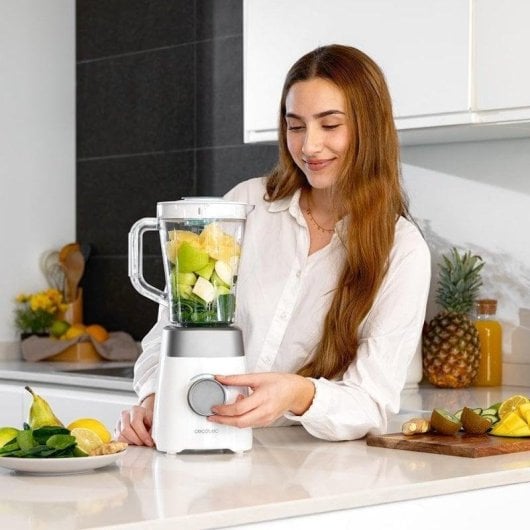 Standmixer Cecotec Power Black Titanium 1300MAX W 1300W 1,5L Titanmesser Pulsefunktion