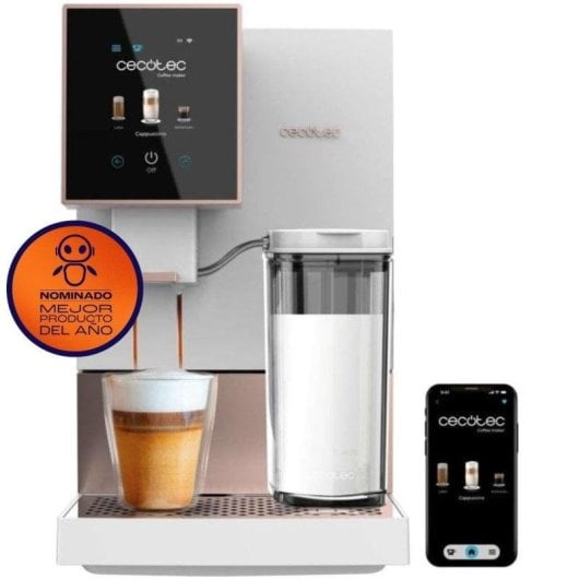 Cafetera superautomatique Cecotec Cremmaet Compactccino 1,1L 19 bars WiFi leche