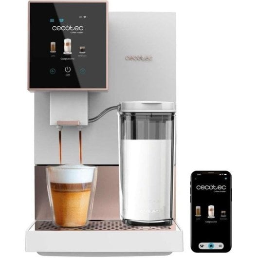 Cafetera superautomatique Cecotec Cremmaet Compactccino 1,1L 19 bars WiFi leche