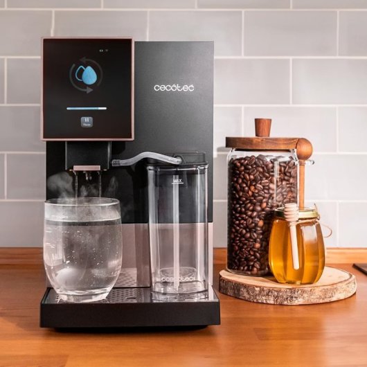 Cecotec Cremmaet Compactccino Connected Black Cafetera Superautomática Compacta 19 Bares WiFi