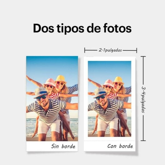 Kodak Mini 2 Retro Impresora Fotográfica Portátil 2.1"x3.4" (5.3x8.6cm) Blanca