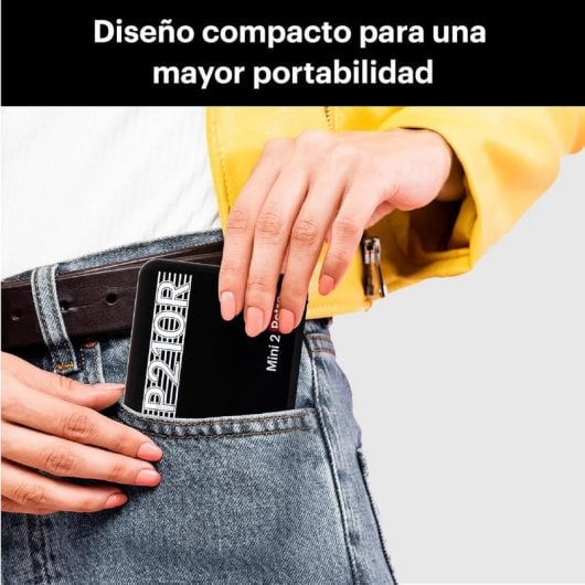 Kodak Mini 2 Retro Impresora Fotográfica Portátil 2.1"x3.4" (5.3x8.6cm) Blanca