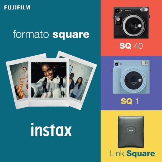 Fujifilm instax SQUARE Link Impresora Fotográfica Térmica 800x800 DPI 2.4"x2.4" (6.2x6.2 cm) Blanca