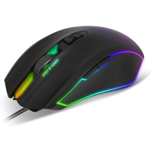Spirit of Gamer ELITE-M40 Ratón Gaming 4000 DPI Negro