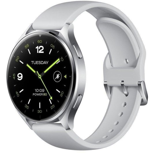 Xiaomi Watch 2 Bluetooth GPS NFC 46mm Plata Correa Plata 5ATM SpO2 Pulsómetro