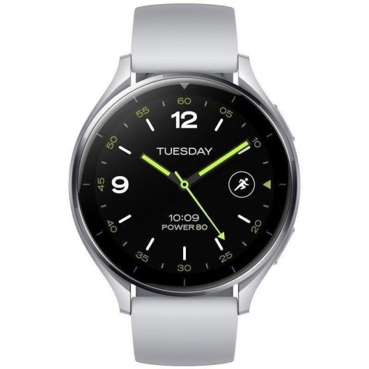 Xiaomi Watch 2 Bluetooth GPS NFC 46mm Plata Correa Plata 5ATM SpO2 Pulsómetro