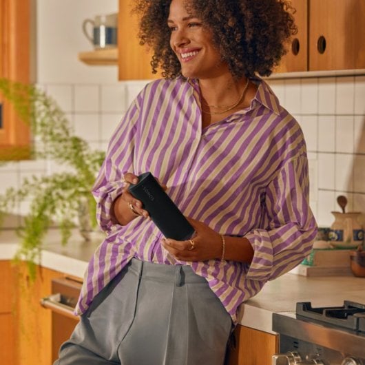 Sonos Roam 2 Tragbarer kabelloser Lautsprecher Schwarz