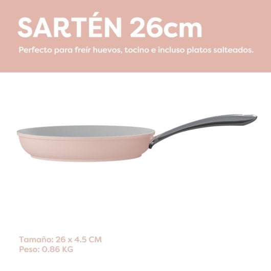 Ciarra Beyond Frigideira de Indução 26cm Rosa