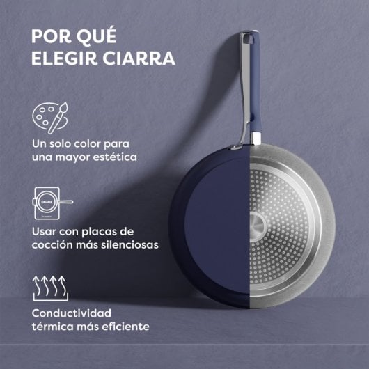 Ciarra Beyond Frigideira para Todo Tipo de Fogões 26cm Azul