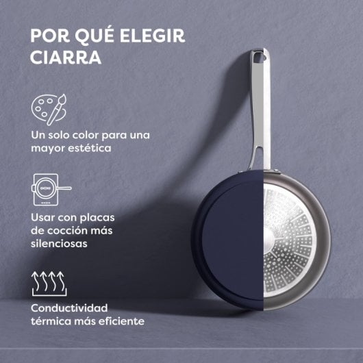 Ciarra Beyond Caçarola com Tampa Apta para Indução 20cm Azul