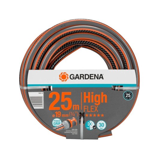 Gardena 18083-20 Comfort Highflex Schlauch 19mm 25m Grau/Orange