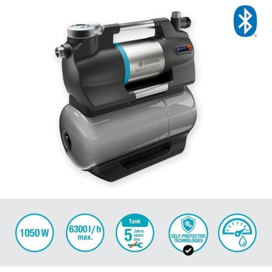 Gardena 6300 Silent Comfort Serbatoio con pompa a pressione