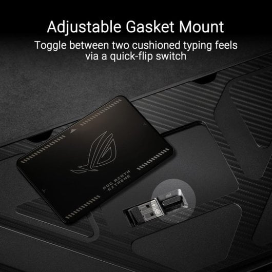 ASUS ROG Azoth Extreme Teclado Gaming Mecánico Inalámbrico RGB Switch ROG NX Negro Teclado Inglés
