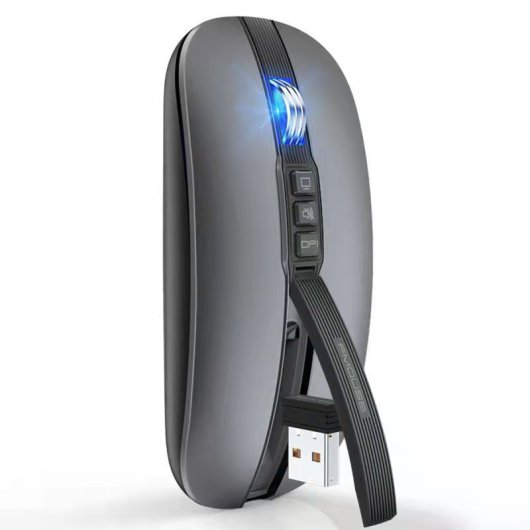 Kinsi G590 Ratón Óptico Inalámbrico Ultra Delgado Silencioso 2400DPI Negro