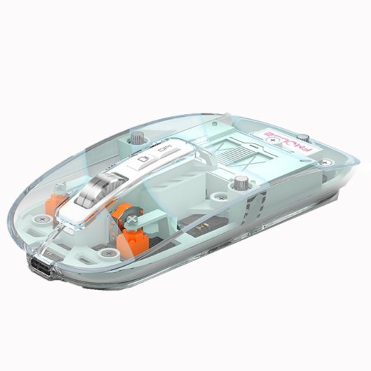 Kinsi M133 Ratón Óptico Inalámbrico 2400DPI Transparente
