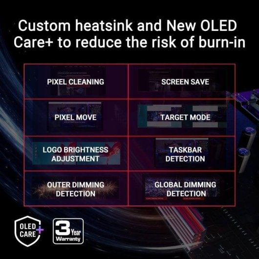 Monitor Asus ROG Swift OLED PG27AQDP 26,5" QHD 480Hz OLED 0,03ms HDR400