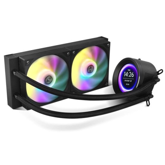 Nox Hummer X-240 LCD Kit Refrigeración Líquida 240mm Negro