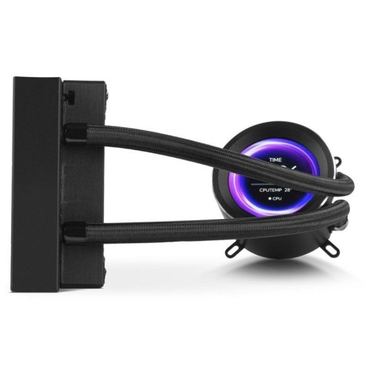 NOX Hummer X-240 LCD Flüssigkeitskühlung 2 RGB Lüfter 240mm Kupferbasis