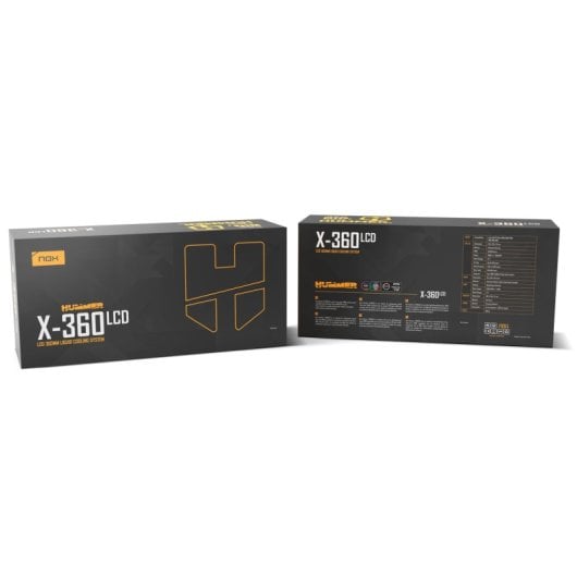 NOX HUMMER X-360 LCD | RL 360 LCD SCHWARZES KIT