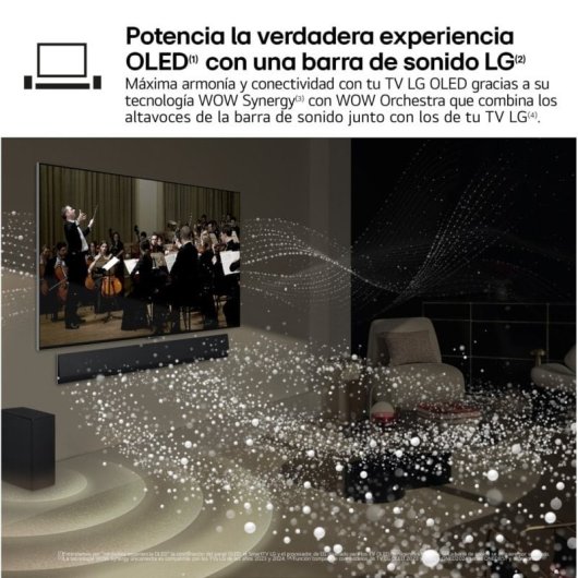 LG OLED65C44LA 65" OLED + Regalo Barra de Sonido LG S60Q