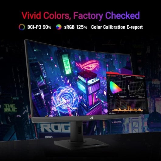 ASUS ROG Strix XG32WCS Computerbildschirm 80 cm (31.5") 2560 x 1440 Pixel Quad HD LED Schwarz