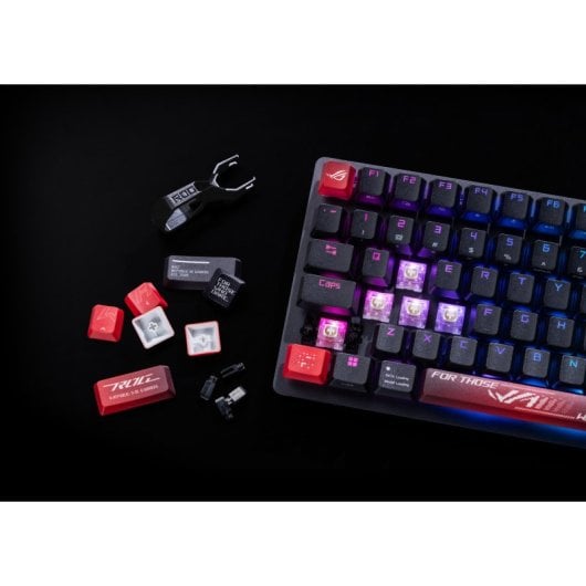 ASUS ROG Dye-Sub PBT Kit de Keycaps e Estabilizadores para Interruptores ASUS ROG NX