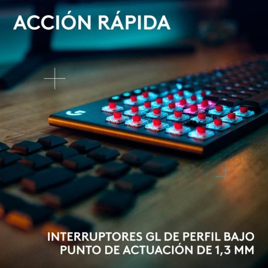 Logitech G915 X LIGHTSPEED Teclado Mecânico Gaming Sem Fios GL Tactile PBT Preto