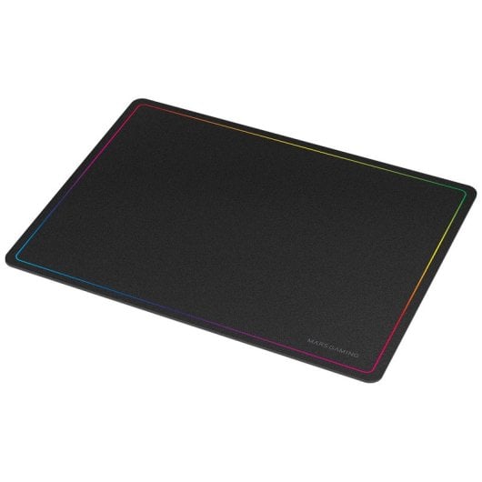 Marsgaming Mmp124 Alfombrilla Gaming 360x260mm Diseño Rainbow Caucho Natural Y Nanotextil Negro