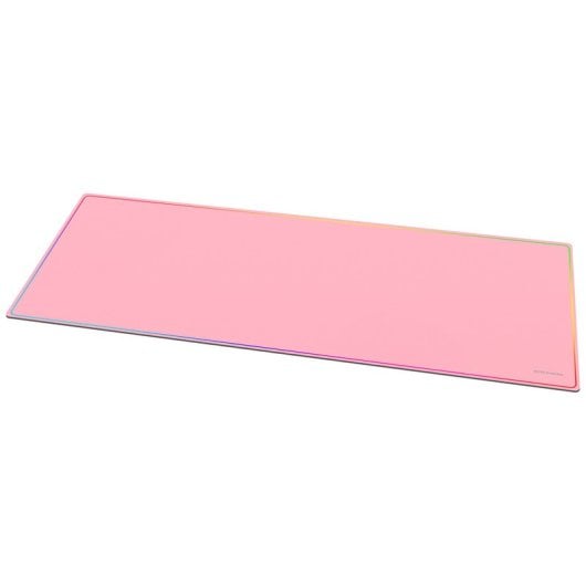 Mars Gaming Mmp224 Alfombrilla Gaming Xxl 88x33cm Diseño Rainbow Caucho Natural Y Nanotextil Rosa