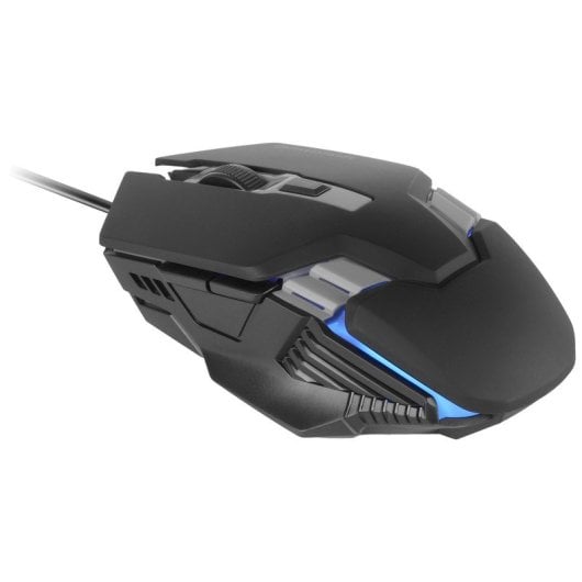 Mars Gaming MMM024 Ratón Gaming RGB Flow Sensor Óptico 4000 DPI Negro
