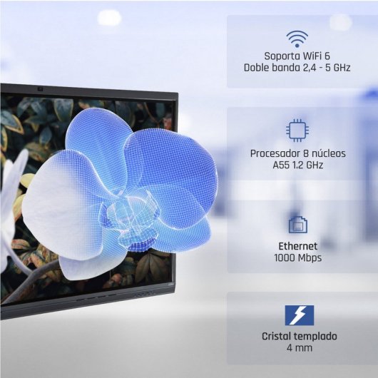 iggual ORCHID IGG318812 75" Interaktives LED-Display UltraHD 4K Touch