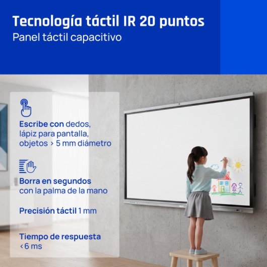 iggual ORCHID IGG318829 86" Ecrã Interativo LED UltraHD 4K Tátil