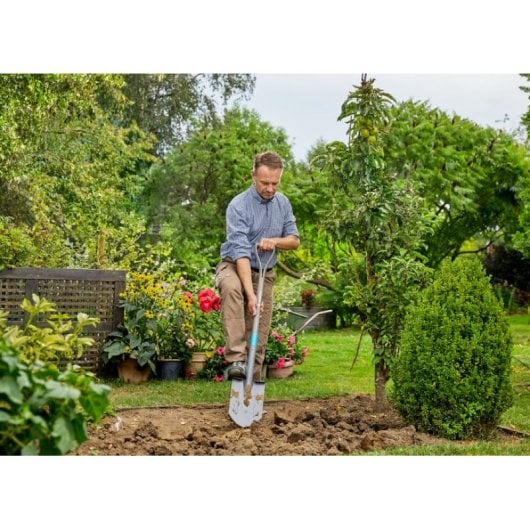 Gardena 17001-20 pelle et pioche Pelle à drain Acier Noir