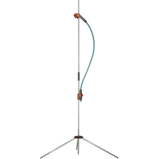Gardena Conjunto Triple Ducha de Jardín, Chorro de Lluvia o Niebla Ajustable